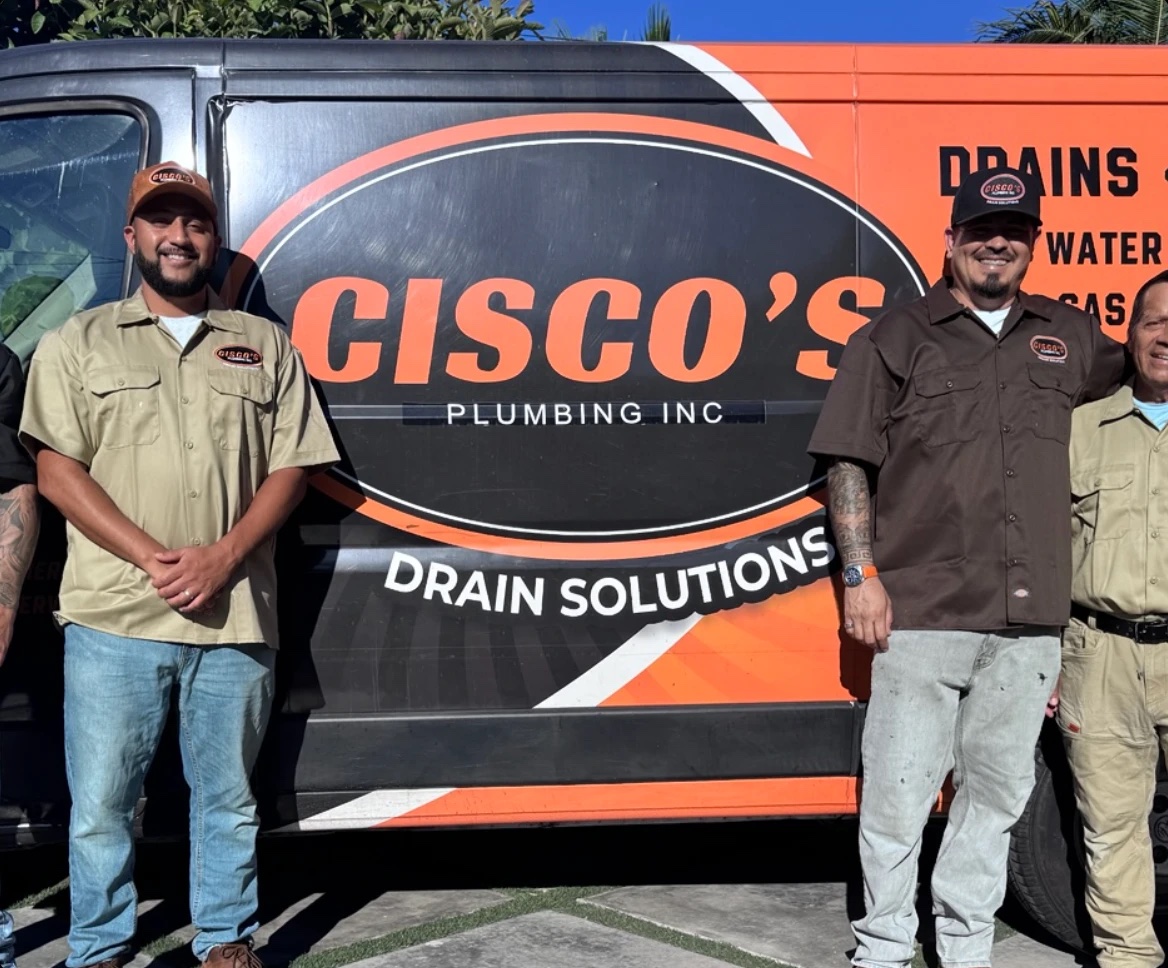Cisco's Plumbing INC team and service van